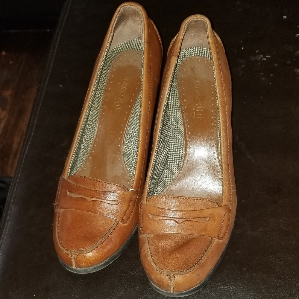 Women's brown heel loafers St. John's Bay Montara